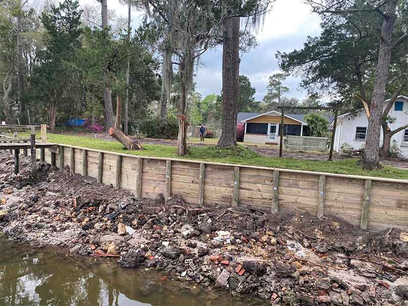 Seawall Repair in Savannah, GA
