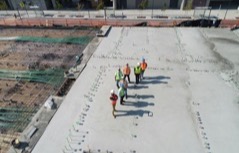 Foundation repair concrete construction jobsite