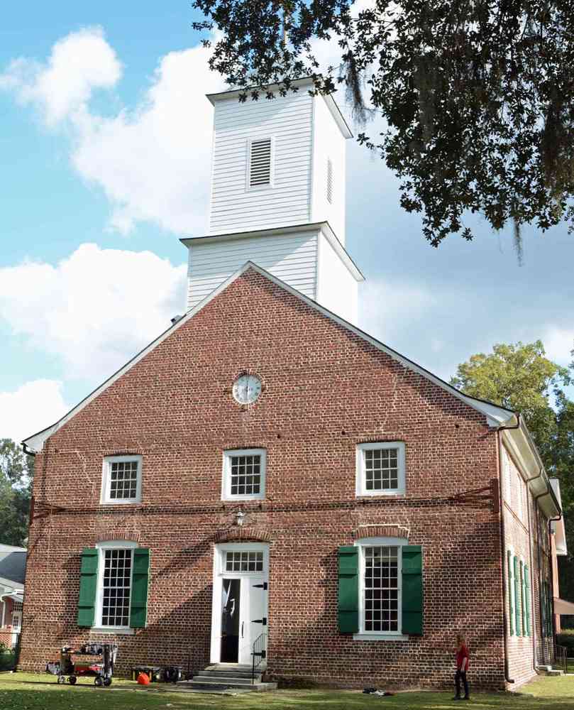 Historic jerusalem lutheran church at ebenezer, effingham county, ga